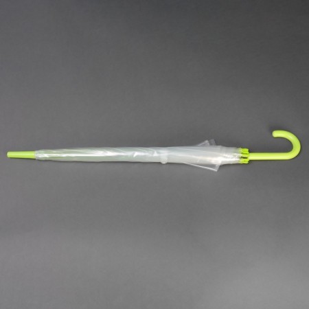 Umbrella - a semiautomatic “neon” cane, 8 knitting needles, r = 47 cm, mixing color/transparent-4
