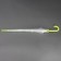 Umbrella - a semiautomatic “neon” cane, 8 knitting needles, r = 47 cm, mixing color/transparent