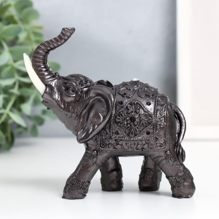 Souvenir Polystone "Elephant Knight" for metal 8.8x4.8x12 cm