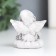 Polystone souvenir "Snowty angel with a book on the cloud" MIX 5x4.5x5.4 cm