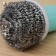 Brush for dishes "cap", metal sponge 20 g, color mix