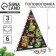 Metal puzzle "Advent calendar" New Year's snakes