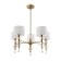 Freya FR5369CL-05BS RAise, 720x720x830 mm ceiling lamp, E14, 5x40W, brass color