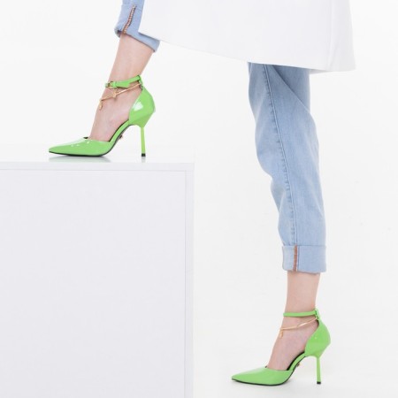 Women's shoes, light green color, size 36-4