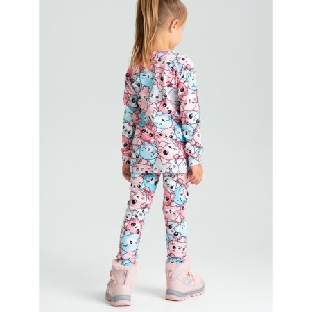 Thermal complex for girls: trousers, sweatshirt, height 122 cm-2