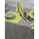 Set kitchen Stellar Grey: tablecloth 140x150 cm, serving napkin 40x40 cm. - 4 pcs, color of sulfur