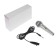 Microphone for karaoke G-105, wired, 1.2 m, silver