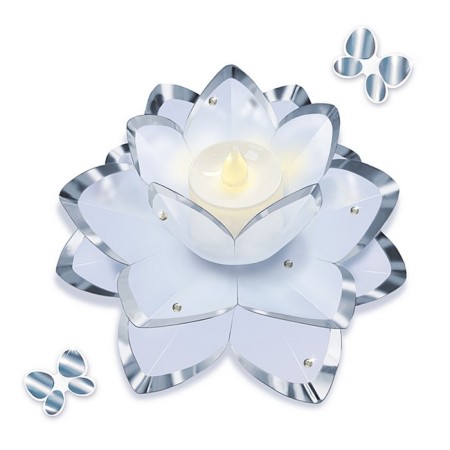 Set of flashlight "Silver Flower"-1