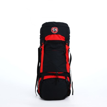 Tourist backpack, TAIF, 100 l, cord department, 2 outer pockets, black/red color-1