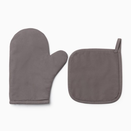Kitchen Ethel kitchen, gray color, mittens-output 18x29 cm, rushing 19x19 cm-2