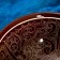 Rishtan ceramics "patterns" 15 cm, small, brown