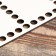 Clothing "rectangle, perforation", bottom of the LHDF, size 30 × 21 cm