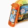 Baby plush backpack with the Penal "Beasts on the bus", 24*24 cm, pink color