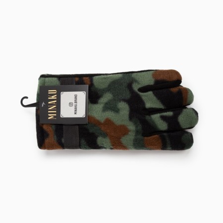 Gloves male two -layer minku tsv. khaki, rr 26 cm-3