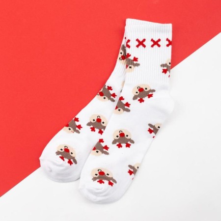 New Year's socks KAFTAN "deer" p. 36-40 (23-25 ​​cm)