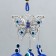 Wind Music Metal "openwork butterfly" from the evil eye 2 bells 20 cm