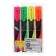 A set of markers-textbooks, 4 colors, 4.0 mm, triangular, rubberized housing