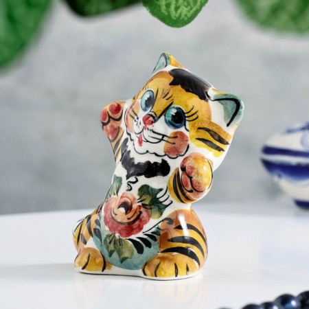 Сувенир "Кот Феликс", гжель, цвет-2