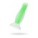 Anal plug luminous in the dark Mortimer Glow, waterproof, silicone, transparent, 12.5 cm