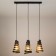 Storm 3x40W lamp E27 Black 57x12.3x96cm