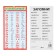 Card-Schpargalka "Russian alphabet: handwritten and printed" 20x11 cm