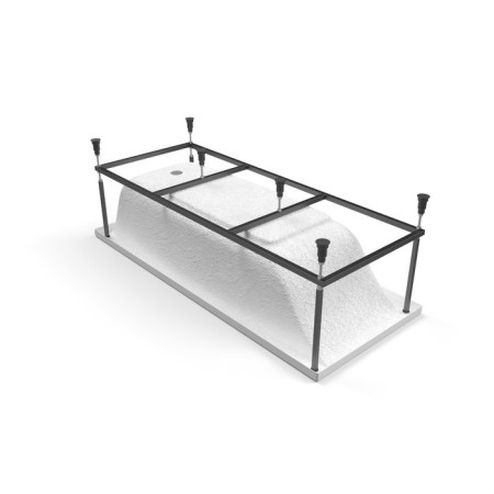 Cersanit Virgo 180 bathtub frame, complete with assembly package-1