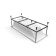 Cersanit Virgo 180 bathtub frame, complete with assembly package