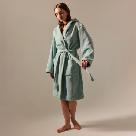 Terry robe with a hood Women's SL Home: Basic "Azzura", Rr. M, 100% HL, 420 g/m2-3