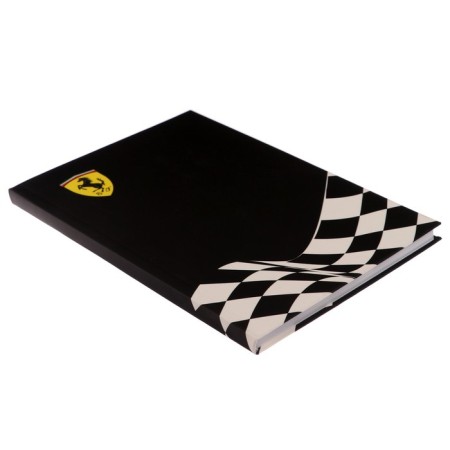 Note book A5, 96 sheets in the Ferrari cage, integral cover, Soft-Touch lamination, offset unit-1