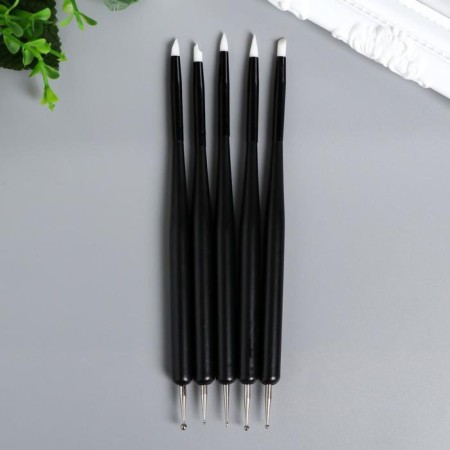 A set of tools for giving a “matte black” form 5 pcs 14.6 cm wood, metal, rubber