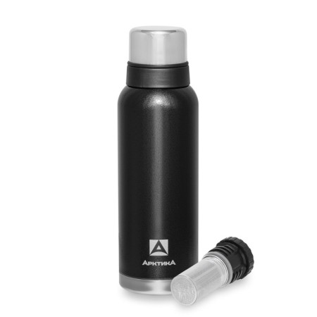 Thermos "Arctic", 1.2 l, with a strain, retains heat 32 hours, black