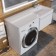 Tumbling for the washing machine Uperwood Magenta, 50 cm, suspended, white, drawer