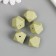 Busina silicone "polyhedron" Green jasmine d = 1.7 cm