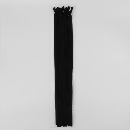 Lightning secret, No. 3, non -proceeding, locking machine, 60 cm, black color-2