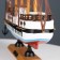 The ship souvenir medium "Victory", sides of a tricolor, white sails, 32 x 32.5 x 7 cm