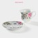 Tea couple ceramic shares “Tomic rose”, 2 items: a cup 250 ml, a saucer d = 14 cm