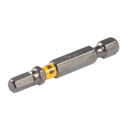 Denzel 11663 bit set, hexagonal profile, HEX 5 x 50 mm, steel S2, 10 pcs.