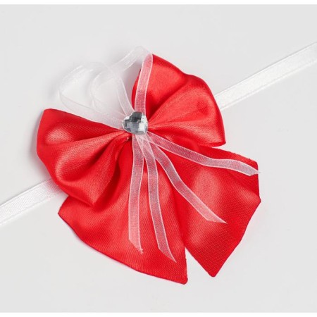 Baltic Babochka wedding for decor, satin, 2 pcs, red-1