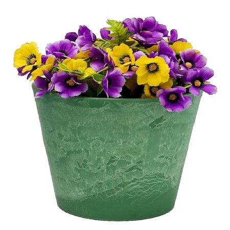 Kashpo for flowers and plants, 12l green grass 31x31x24.5cm-1