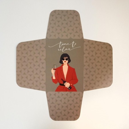 Gift folding box, packaging, "Girl", 20 x 15 x 10 cm-2