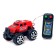 Police jeep, at remote control, works from batteries, mix