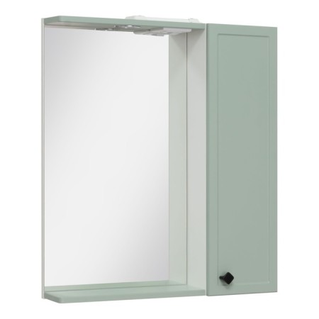 Bathroom mirror "Rimini 65" mint, right, 14.7 x 65 x 75 cm