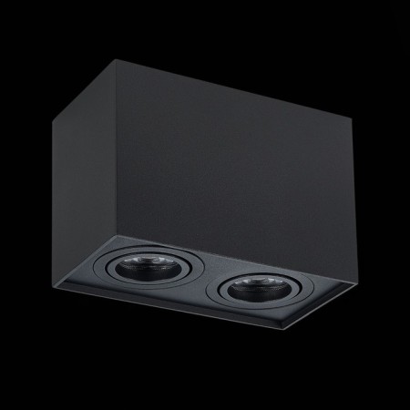 Ceiling lamp ST LUCE. ST109.407.02. 2x50 W, GU10, 18,1x10x12.3 cm, black color-3
