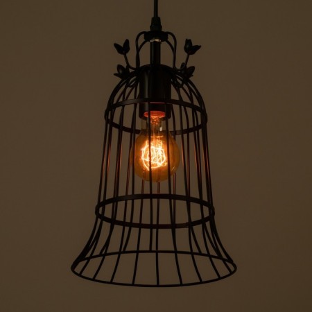 Bayerlux lamp "Bell" 1x40W E27 Black 19x19x120 cm.-3