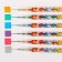 Ballpoint pen with sparkles, 6 colors, princesses