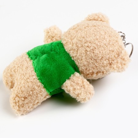 Soft toy "Bear" on a key fob, 13 cm, color mix-4