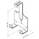 Universal bracket for game consoles, wall, black