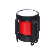 Cassette with an exhaust tape - 470 cm, height - 11 cm, width - 48 mm, red