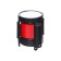 Cassette with an exhaust tape - 470 cm, height - 11 cm, width - 48 mm, red