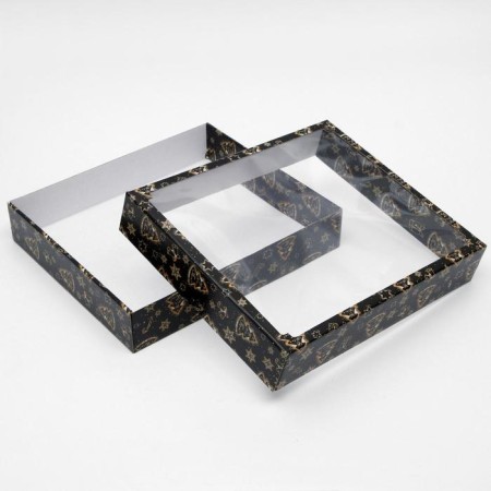 Box the team cover is, with a window, "festive magic", 37 x 32 x 7 cm-1